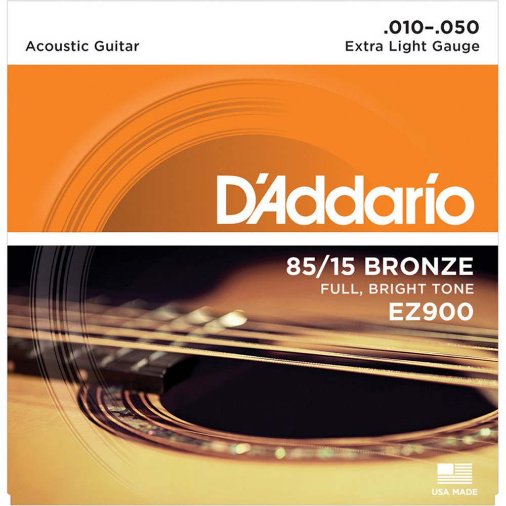 สายกีตาร์โปร่ง D’Addario EZ900 American Bronze